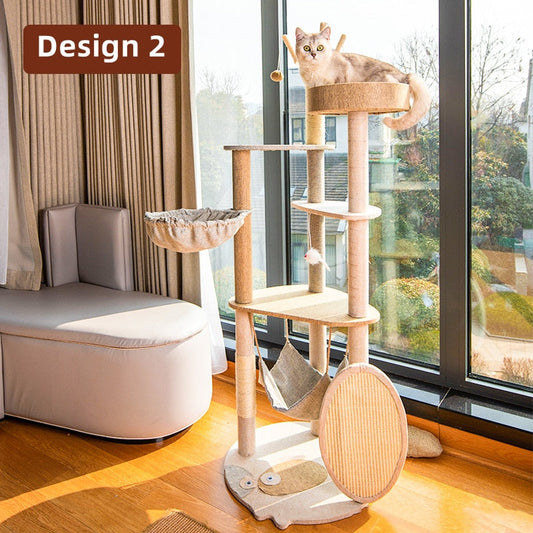 Wooden Cat Tower Furniture