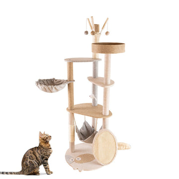 Wooden Cat Tower Furniture